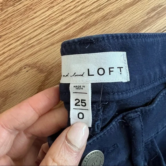 Loft navy skinny chinos - Picture 3 of 3